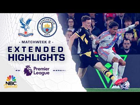 Crystal Palace v. Manchester City | PREMIER LEAGUE HIGHLIGHTS | 8/28/2026 | NBC Sports